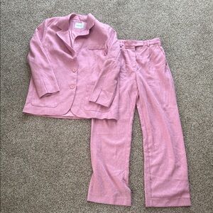 Pink Blazer & Pant Set